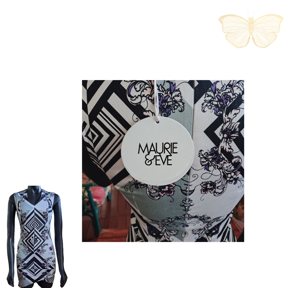 Maurie & Eve dress, Size 6, Floral Geo, Brand new with tags - Picture 5 of 6